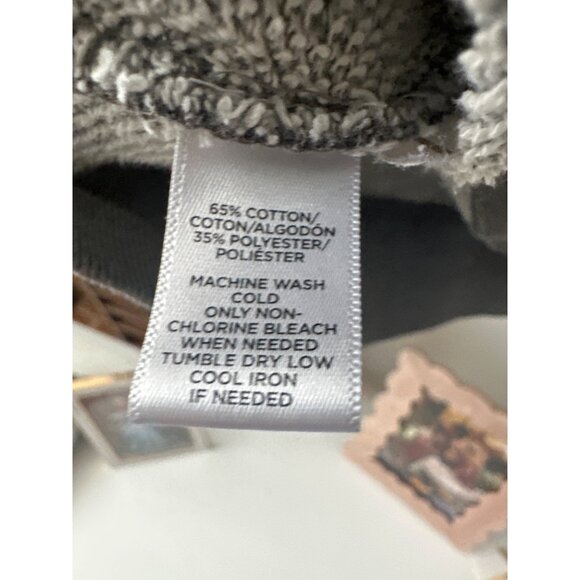 Lou & Grey Gray Cowl Neck Long Sleeve Pullover Sweatshirt M - Picture 4 of 4